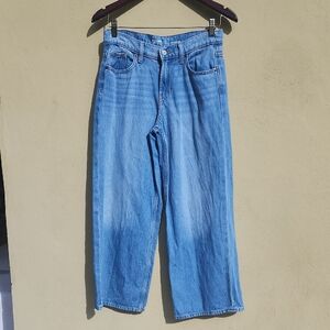 Old Navy Mid-Rise Baggy Wide Leg Jeans